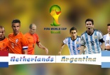 Kết quả tỉ số trận đấu Argentina - Hà Lan bán kết World Cup 2014: 4-2